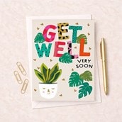 Large Get Well Soon Card - Get Well Very Soon Large Get Well Soon Card - Get Well Very Soon