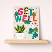 Large Get Well Soon Card - Get Well Very Soon Large Get Well Soon Card - Get Well Very Soon