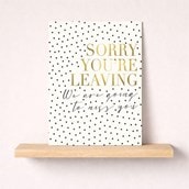 Large Sorry You're Leaving Card - Going To Miss You