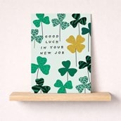 Large New Job Card - Clover Large New Job Card - Clover