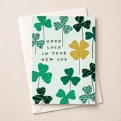 Large New Job Card - Clover