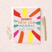Large New Job Card - Shiny New Job