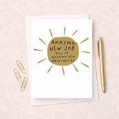 Large New Job Card - Sunshine