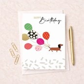 Large Birthday Card - Sausage Dog Large Birthday Card - Sausage Dog