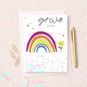 Large Get Well Soon Card - Rainbow Large Get Well Soon Card - Rainbow