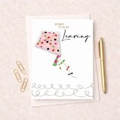 Large Sorry You're Leaving Card - Kite Large Sorry You're Leaving Card - Kite