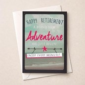 Large Retirement Card - New Adventure Large Retirement Card - New Adventure