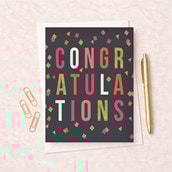 Large Congratulations Card - Congratulations