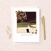 Birthday Card - Golfer