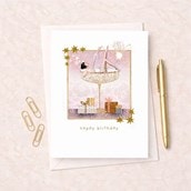 Birthday Card - Woman In A Cocktail