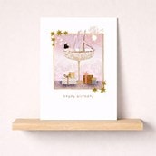 Birthday Card - Woman In A Cocktail