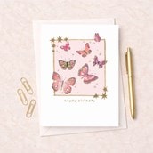 Birthday Card - Butterflies