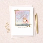 Birthday Card - Fairy With Cake Birthday Card - Fairy With Cake