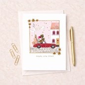 New Home Card - Car Packed Up New Home Card - Car Packed Up