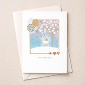 New Baby Card - Blue Pram New Baby Card - Blue Pram