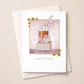 Birthday Card - Stack Of Gifts