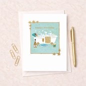 Birthday Card - Bubblebath