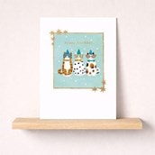 Birthday Card - Cute Cats