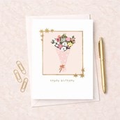 Birthday Card - Bunch Of Flowers