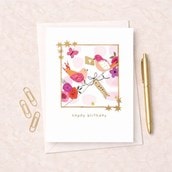 Birthday Card -  Birds