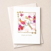 Birthday Card -  Birds