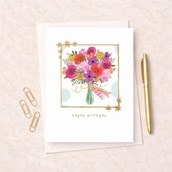 Birthday Card - Bunch Of Flowers Birthday Card - Bunch Of Flowers