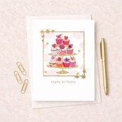 Birthday Card - Cupcakes Birthday Card - Cupcakes