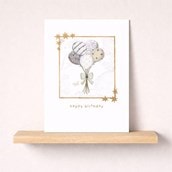Birthday Card -  Balloons