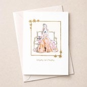 Birthday Card - Lady In a Gown Birthday Card - Lady In a Gown