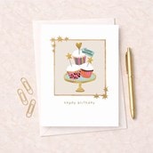 Birthday Card -  Cupcakes