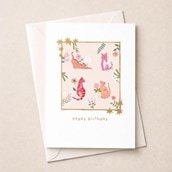 Birthday Card -  Cute Cats