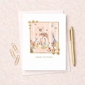 Birthday Card -  Woodland Animals