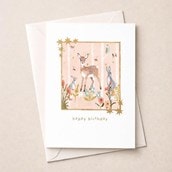 Birthday Card -  Woodland Animals