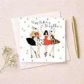 Daughter Birthday Card - Glam Girls