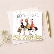 Age 60 Birthday Card - Shopping Trip