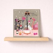Birthday Card - Party Animals
