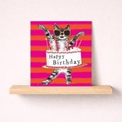 Birthday Card - Birthday Cat
