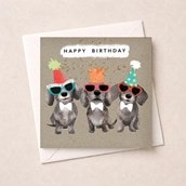 Birthday Card - Dachshunds Birthday Card - Dachshunds