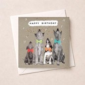 Birthday Card - Singing Dogs Birthday Card - Singing Dogs