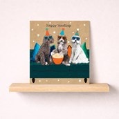 Birthday Card - Happy Woofday Birthday Card - Happy Woofday