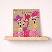 Birthday Card - One More Year Fabulous