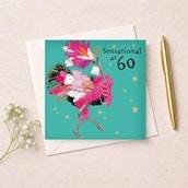 Age 60 Birthday Card - Sensational at 60