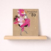 Age 80 Birthday Card - Sensational at 80 Age 80 Birthday Card - Sensational at 80