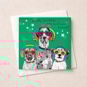 Birthday Card - Happy Birthday Brilliant Human