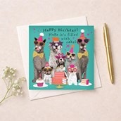 Birthday Card - Happy Birthday Filled With Cake