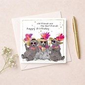 Birthday Card - Old Friends Birthday Card - Old Friends