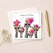 Birthday Card - Birthday Giraffes Birthday Card - Birthday Giraffes