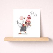 Birthday Card - Baking Goose