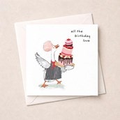 Birthday Card - Baking Goose