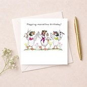 Birthday Card - Flapping Marvelous
